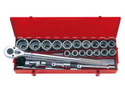 Набір головок 3/4" 23 одиниць 22-50 мм 12-гранн.