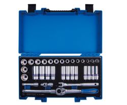 Набір головок з принаддям 3/8" 33 одиниць