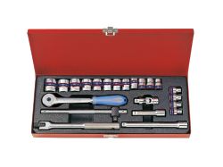 Набір головок з прииладдям 3/8" 6гран. 6-22 мм, 22 одиниць