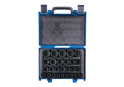 Набір головок ударних 1/2" 27 од. 6-ти гранні, 08-36 мм