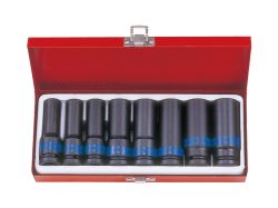 Набір головок 1/2" ударних 8 одиниць 12-24 мм