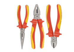 Набір інструментів  VDE (кусачки, щипці, пасатижі з ізольованими руяками)