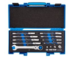 Набір ключів з трищіткою та карданом 13 одиниць