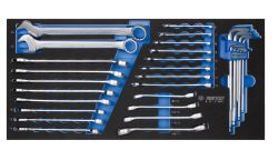 Ключі комбінивані комплект в ложементе 31 одиниць