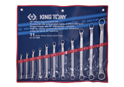 Набір ключів накидних 11 одиниць 45 градусів