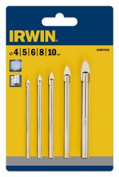Набір свердл по склу та плитці 5 шт. 4/5/5/8/10 мм