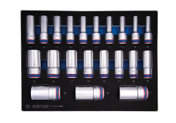 Набір головок 1/2" ударних 21 одиниць