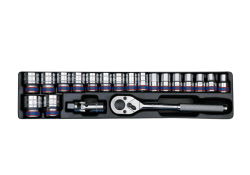 Набір головок 1/2" 20 одиниць 6-ти гранних