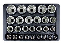 Набір торцевих головок 1/2" 27 одиниць