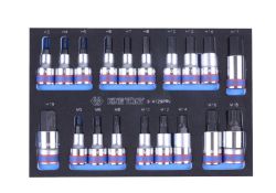 Набір торцевих біт  1/2" 19 одиниць