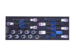 Набір торцевих біт  1/2" 17 одиниць