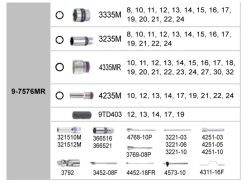 Набір головок з принаддям 76 одиниць