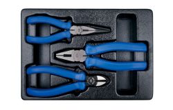 Набір шарнірно-губцевого інструменту (плоскогубці, тонкогубці, бокорізи)