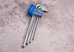 Набір шестигранників 9 од. екстрадовгих Г-под. 1,5-10 мм KINGTONY 20209MR