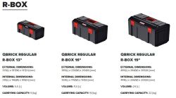 Ящики для інструментів QBRICK REGULAR R-BOX 19 + QR R-BOX 16