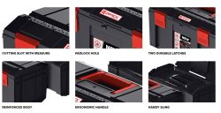 Ящики для інструментів QBRICK REGULAR R-BOX SET: 19+16+13 (495 x 294 x 280) мм