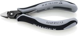 Прецизійні кусачки бокові для електроніки KNIPEX 79 42 125 Z ESD
