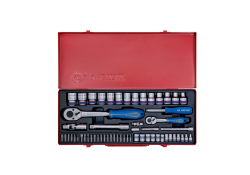 Набір інструментів 58 одиниць 1/4"+1/2"