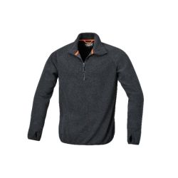 7635N XXL-FLEECE PULLOVER BLACK