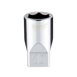 Головка торцева хромована 1/4'' MILWAUKEE, 10мм