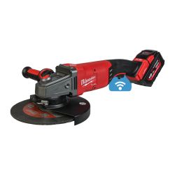 Шліфмашина кутова акумуляторна MILWAUKEE, M18 ONEFLAG230XPDB-122C, діаметр 230мм (+зар.пр.,2акум.Х12Аг,кейс)