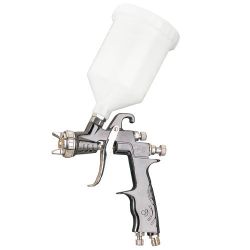 Фарбопульт пневматичний тип LVLP верх.пласт.бачок 600 мл, форсунка-1, 4 мм AUARITA MP-500-1.4