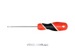 Викрутка плоска YATO : шліц SL3 х 150 мм [12/60/240]