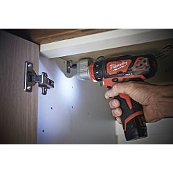 Дриль-шурупокрут акумуляторний MILWAUKEE, M12 BDDXKIT-202C (+ заряд.пристрій, 2 акум.Х 2Аг, 3 насадки, HD кейс)