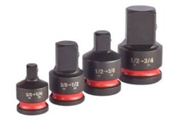 Набір перехідників для головок 1/4-3/4 (4 предмета) MILWAUKEE