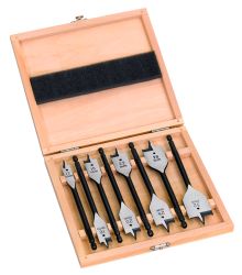 Набір свердл пір'яних MILWAUKEE (8шт), пластиковий кейс