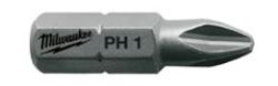 Біта MILWAUKEE, PH2, 25мм, (25шт)