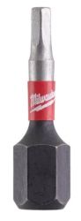 Біта SHOCKWAVE MILWAUKEE, Hex3, 25мм, (2шт)