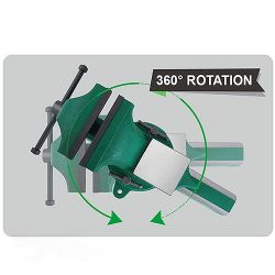 Лещата поворотні ковані 150мм 6" TOPTUL DJAD0106