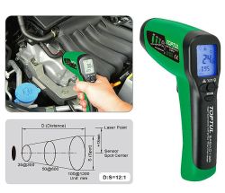 Пірометр (безконтактний інфрачервоний термометр) TOPTUL EABA0155