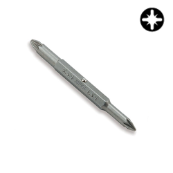 Біта хрестова двостороння TOPTUL 1/4" PZ1xPZ2 L75 мм FKBA0102