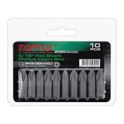 Набір насадок викруткових TOPTUL 5/16" L30 мм PH2 10ед. FSBA1002G