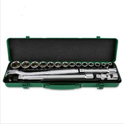 Набір головок з тріскачкою TOPTUL 1/2" 18ед. GCAD1821