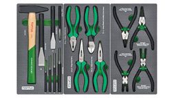 Візок з набором інструментів TOPTUL 7 секцій 261ед. GE-26105