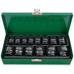Набір головок дюймових ударних TOPTUL 1/2" 3/8...1-1/4 14ед. GEAD1401