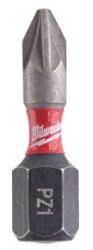 Біта SHOCKWAVE MILWAUKEE, PZ1, 25мм, (25шт)