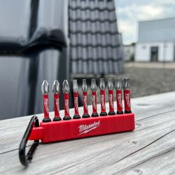 Набір біт і тримачів з карабіном ShW (2 x PH2/ 1 x PZ2/ 1 x TX15/ 2 x TX20/ 2 x TX30/ 1 x TX40) 10шт.