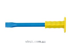 Зубило каменяра VOREL з гумовою ручкою 25х400 мм [12/24]