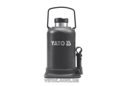 Домкрат гідравлічний стовбцевий YATO : 10 т, H= 220-483 мм [3]