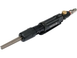 Молоток пневматичний з голковим долотом YATO: спож. повітря- 48 л/хв, тиск- 6.3 Bar, 13 голок [25]