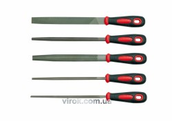 Напильники VOREL : L= 200мм, Набір 5 Шт/Уп. [10/20]