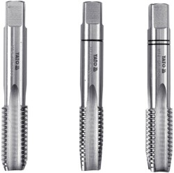 Мітчик YATO М6 х 1 мм, HSS М2, l= 50 мм, 3 шт [60/240]