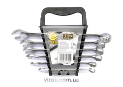 Ключі ріжково - накидні VOREL Cr-V, М 8-17 мм, Набір 6 шт. [4/40]