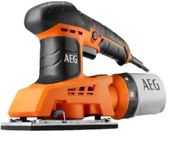Шліфмашина вібраційна мережева AEG: 250 Вт, платформа- 90 x 187 мм, 6000- 12000 колив/хв