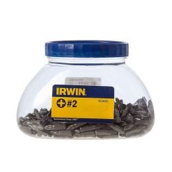 Набір біт 250 шт 1/4" 25 мм, Philips PZ2 "Grabit Jar" (250), IRWIN