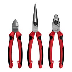 Набір губцевого інструмента 3 предмета (пасатижи, кліщі, кусачки) MILWAUKEE 4932492773